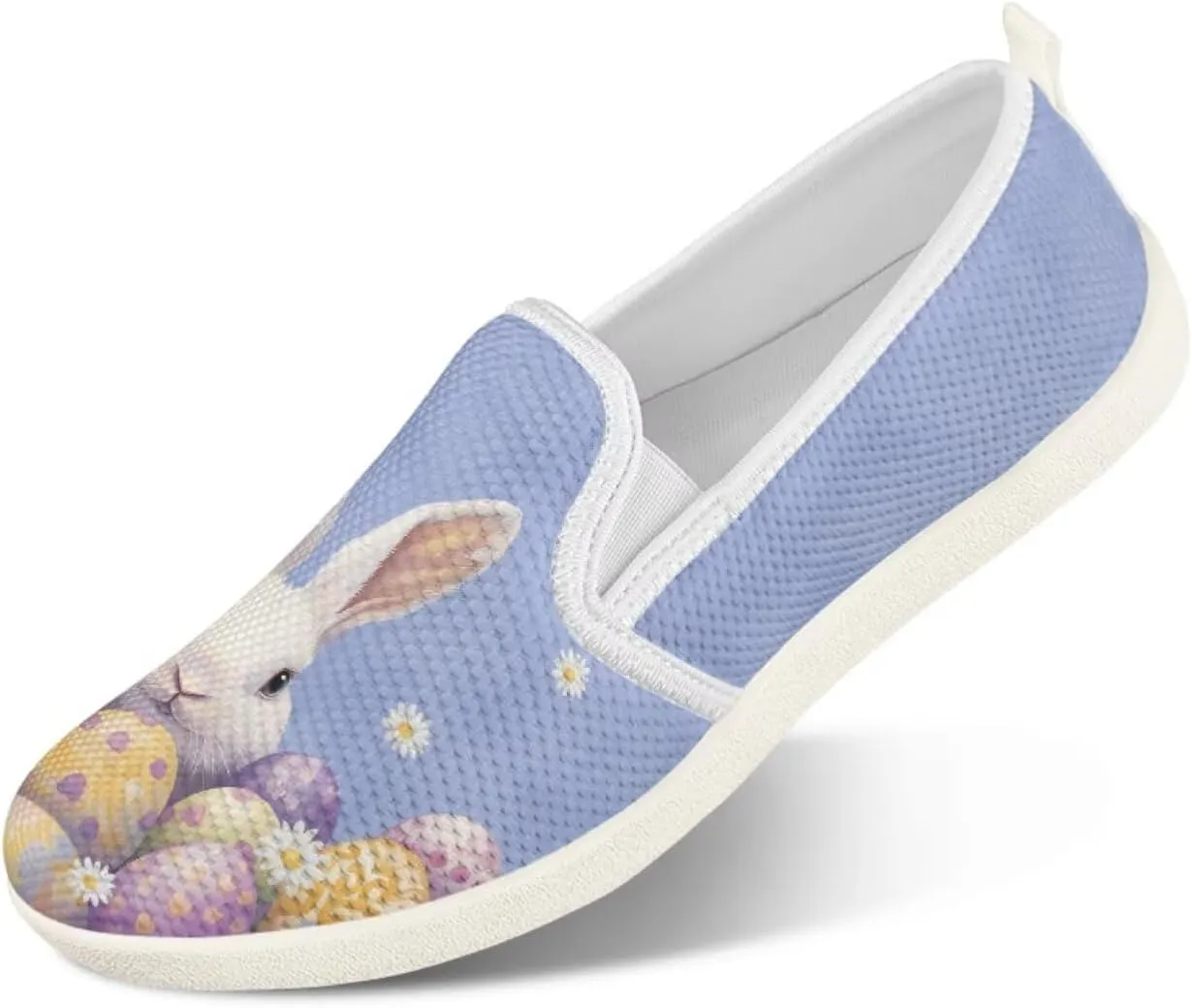 JoyLamoria Hummingbird Sneakers Walking Shoes Teens Adults Elastic Loafers and Flats Quick Drying Sneakers Slip On Shoes Arch Support