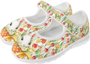 JoyLamoria Rainbow LGBT Walking Shoes Y2K Leopard Flats Arch Support Travel Working Nurse Shoes Light Wight Diabetic Shoes