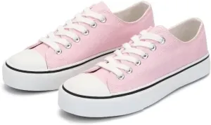 JUDIS Women’s Lace Up Canvas Shoes Low Top Fashion Sneakers Casual Tennis Walking Shoes