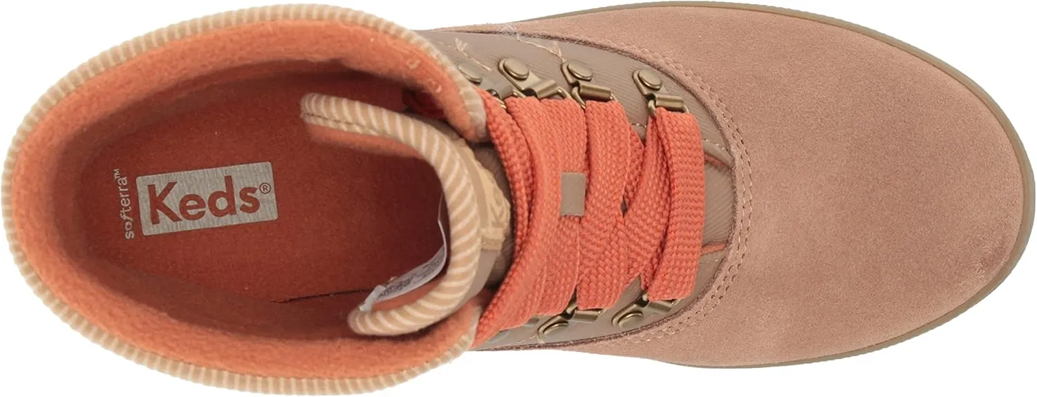 Keds Women's Camp Boot Suede Spalash Twill Velvet Rain