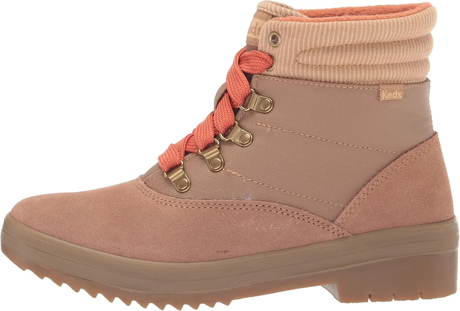 Keds Women's Camp Boot Suede Spalash Twill Velvet Rain