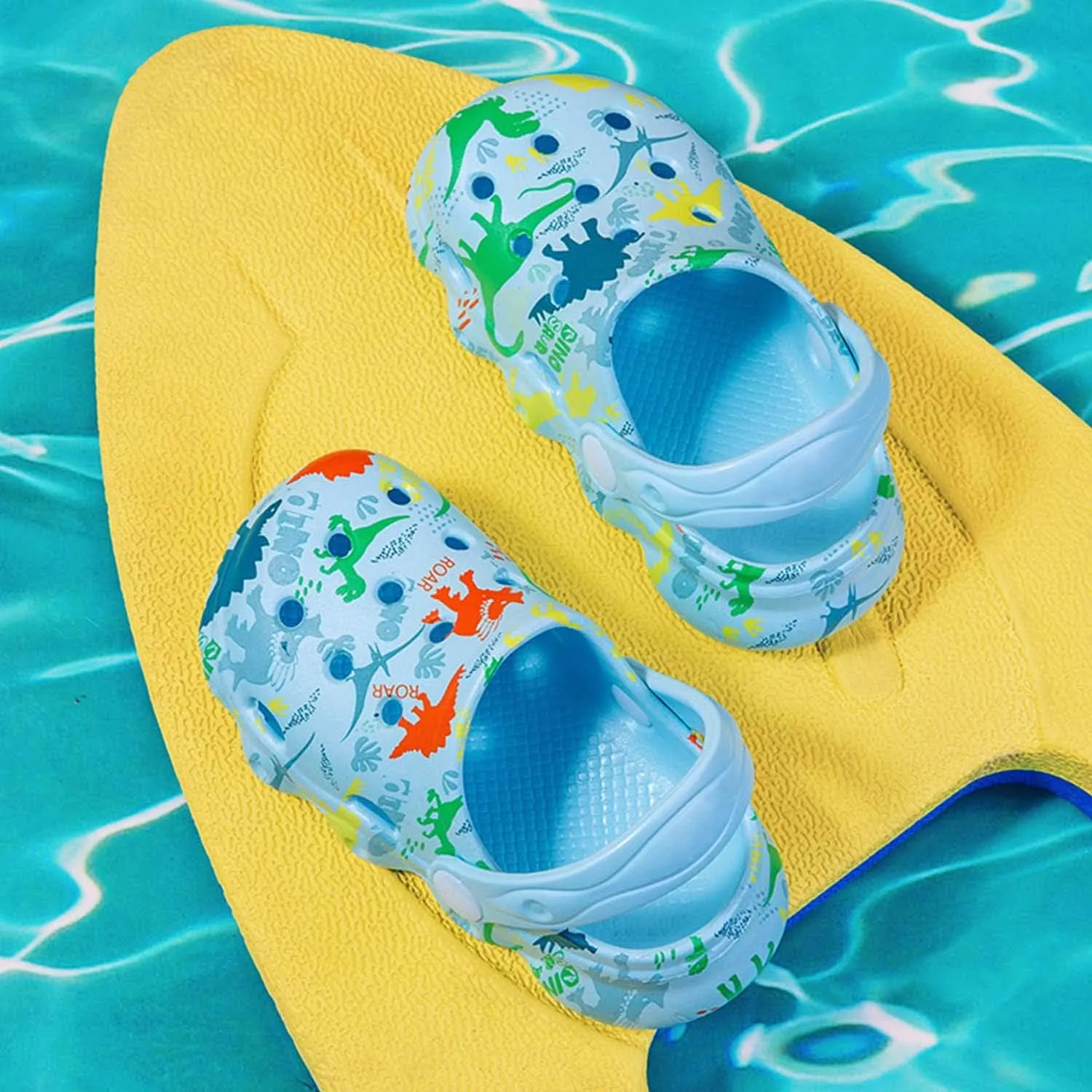 Kid Garden Clogs Slip On Shoes Boys Girls Sandals Cute Cartoon Water Shower Slippers