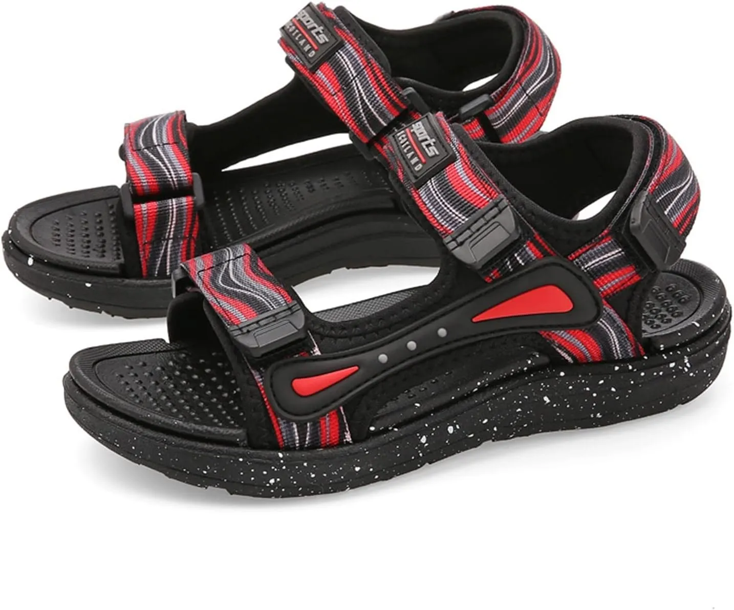 Kids Boys Summer Sports Sandals Outdoor Hiking Beach Open Toe Lightweight Breathable Non Slip Casual Walking Shoes