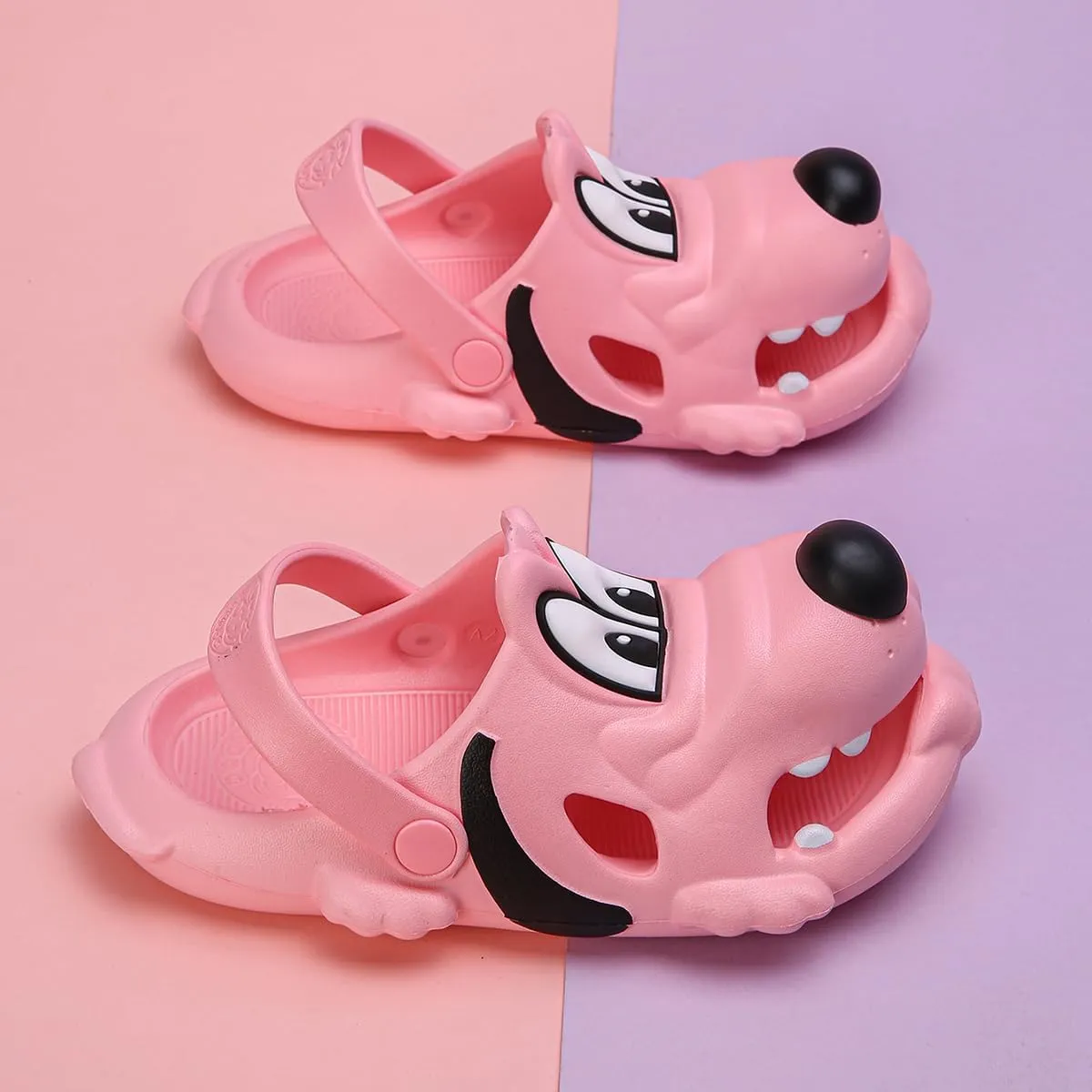 Kids Clogs Boys Girls Cute Cartoon Dog Sandals Slip-On Slippers Slides Shoes(Toddler/Little Kid/Big Kid)