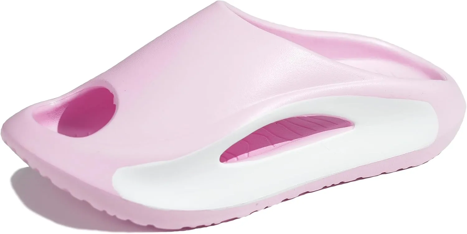Kids Cloud Slides Boys Girls Comfy Pillow Slippers Summer Beach Sandals Non-Slip Thick Sole Slippers for Indoor Outdoor