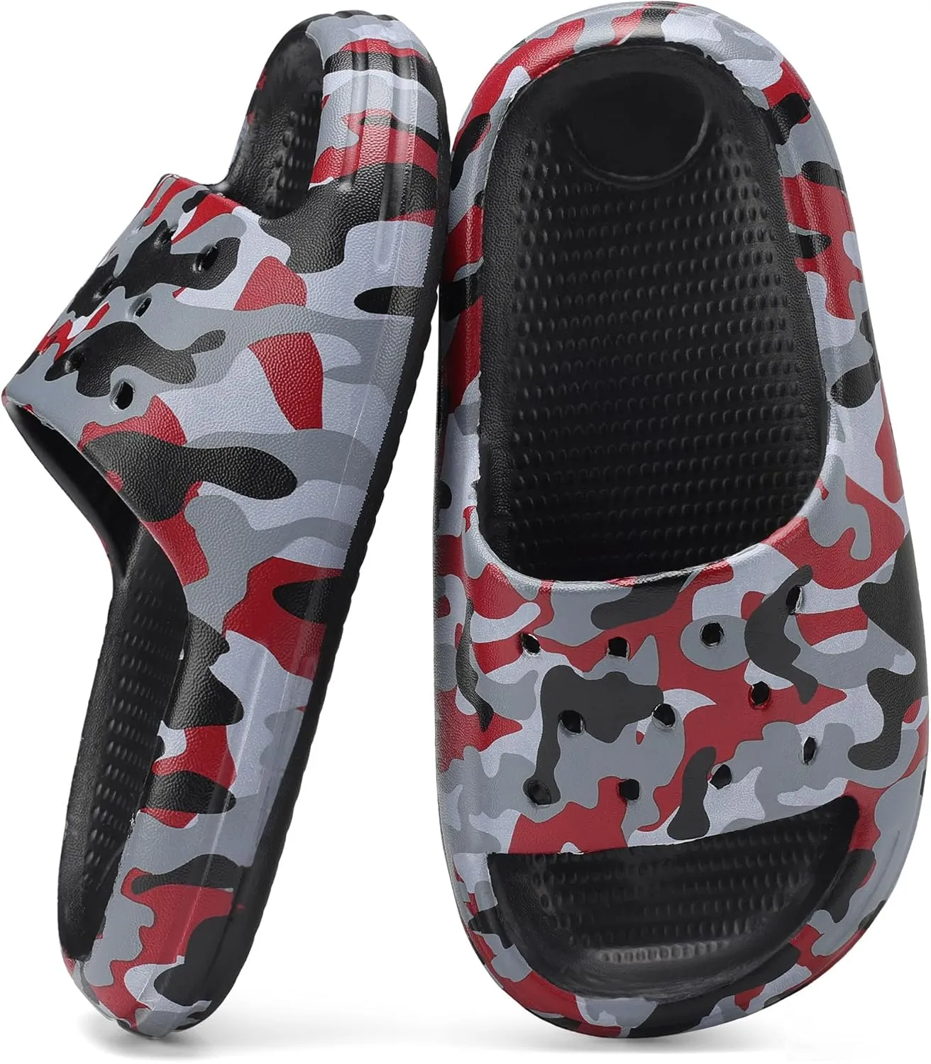 Kids Cloud Slides Boys Girls Non Slip Slip On Shower Sandals, Comfort Slippers for Summer, Pool, Beach, and Water Activities