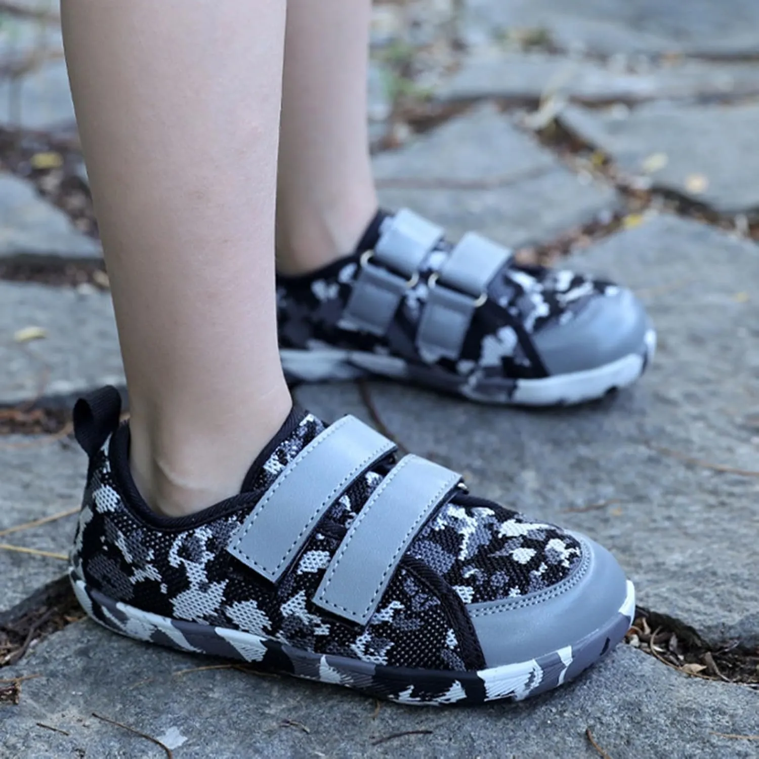 Kids Running Shoes Fashion Big Kids Winter Water Proof Flat Keep Warm Snow Boots Comfortable Running Sports Sneakers