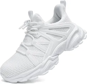 Kids Running Shoes for Boys Girls Sneakers, Kids Tennis Shoes Lightweight Breathable Athletic School Students Casual