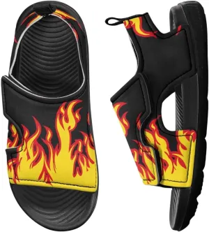 Kids Sandals Boys Girls Summer Outdoor Non-slip Athletic Sandals Adjustable Sport Sandal Lightweight Beach Gifts for Toddler/Little/Big Kid