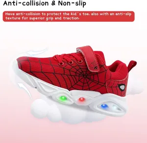 Kids Shoes Toddler Boys Girls Athletic Running Sports Sneakers Non-Slip Lightweight Sneakers Unisex Luminous Sneakers for Toddler/Little Kid