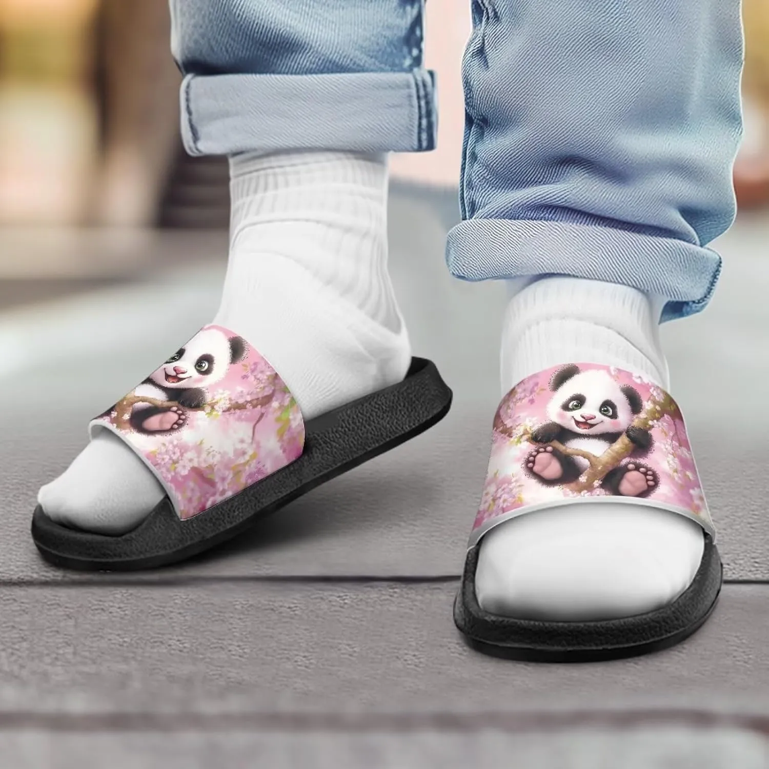 Kids Slides Slippers Waterproof Sandals for Girls & Boys Shower Shoes