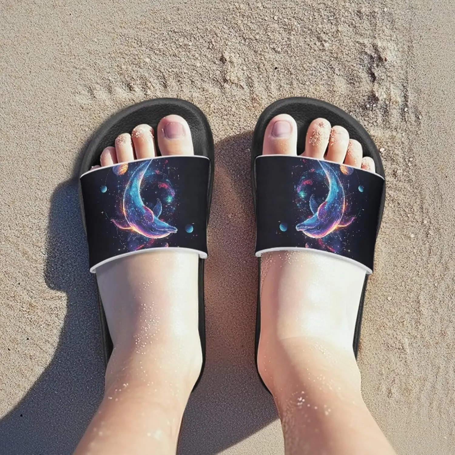 Kids Slippers for Girls House Slippers Shower Shoes for Summer Lightweight Beach Shoes Kids Casual Slides