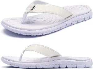 KuaiLu Comfortable Flip Flops for Women with Arch Support Summer Beach Walking Thong Sandals Slip On Indoor Outdoor