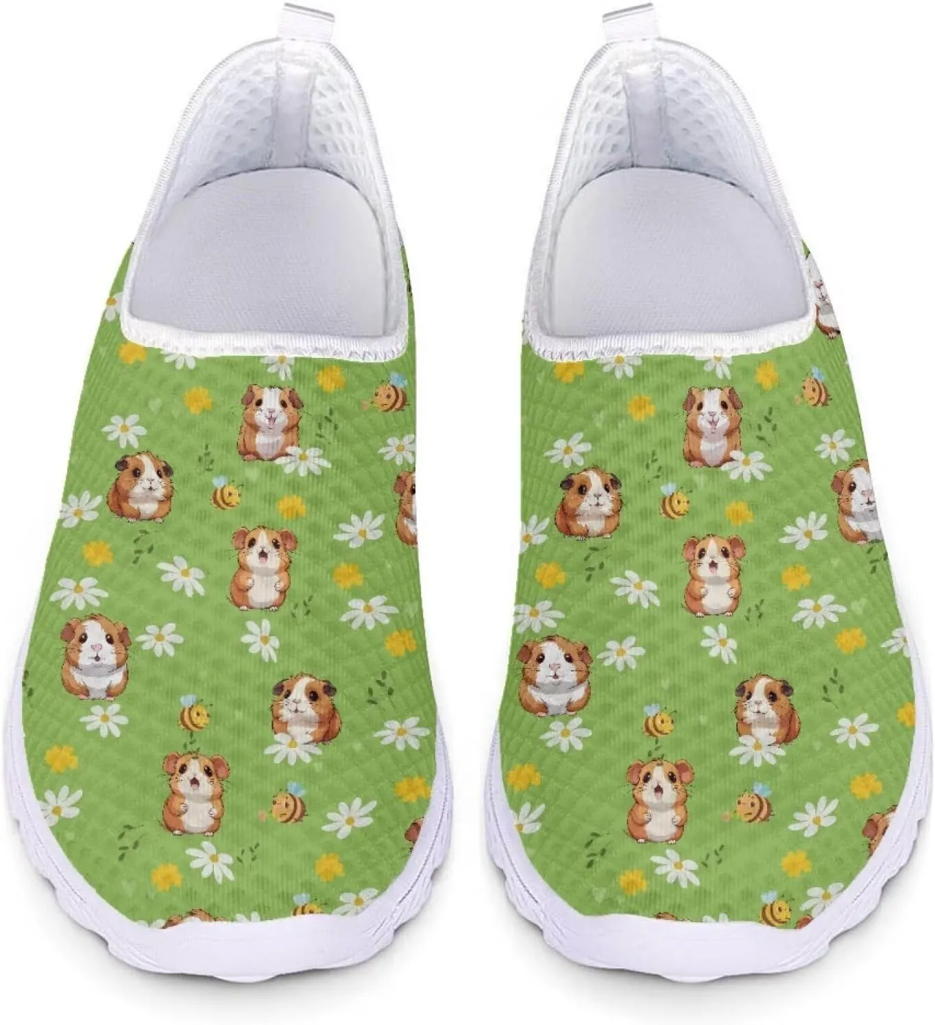 Kuiaobaty Fashion Sneakers Lightweight Breathable Slip-Ons Walking Shoes Athletic Casual Footwear Women's Men's Loafers
