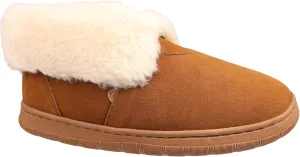 Lamo Women's Mabel Bootie Slippers For Women - Premium Suede Upper, Luxurious Faux Fur Lining, Ortholite Foam Footbed with Australian Sheepskin, NEW Upgraded Women's Bootie