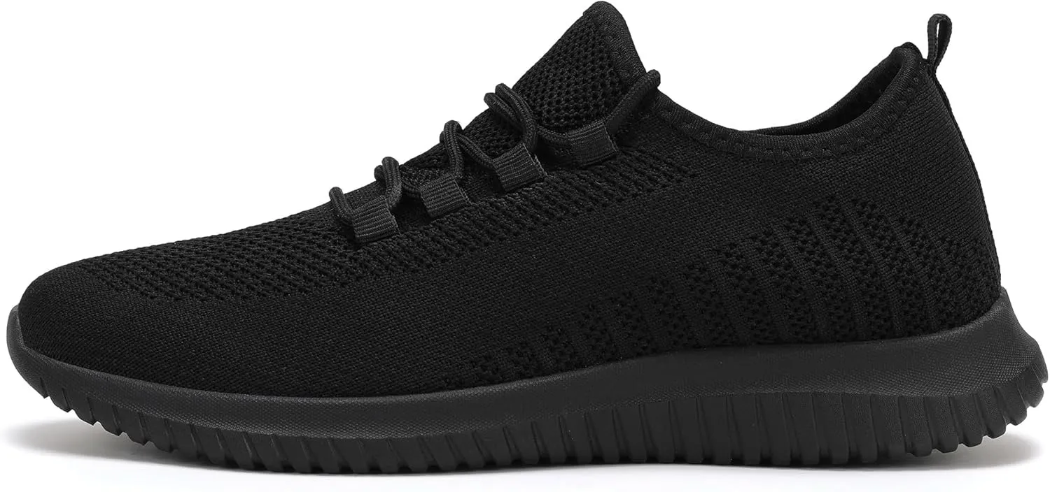 LCGJR Men's Road Running Shoes Fashion Sneakers Lightweight Walking Shoes Breathable Mesh Workout Casual Shoes Non Slip Tennis Outdoor Travel