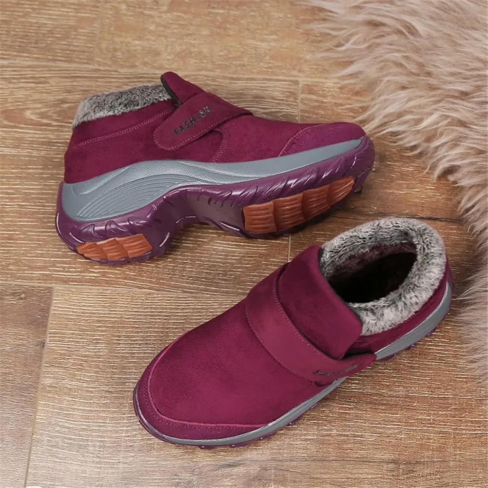 LEADER SHOW Women's Casual Comfort Walking Shoes Stylish Non-Slip Platform Work Sneakers