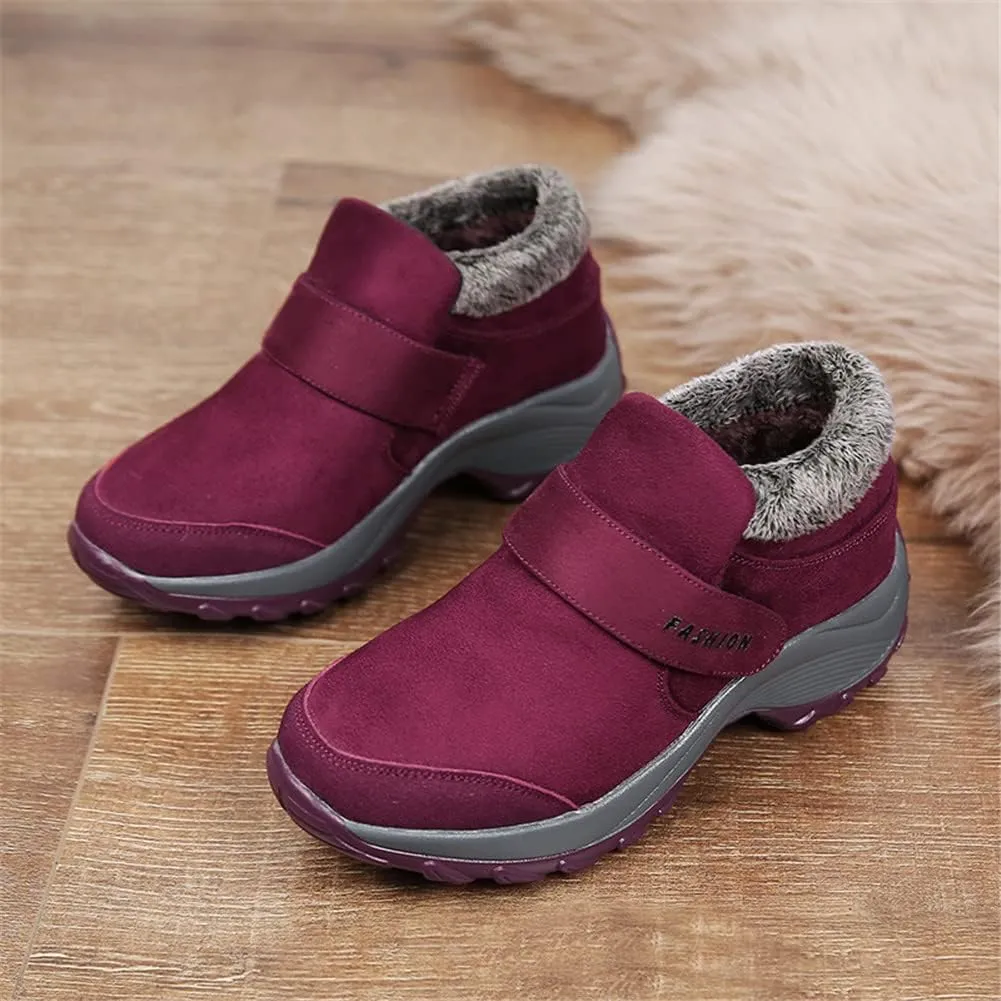 LEADER SHOW Women's Casual Comfort Walking Shoes Stylish Non-Slip Platform Work Sneakers