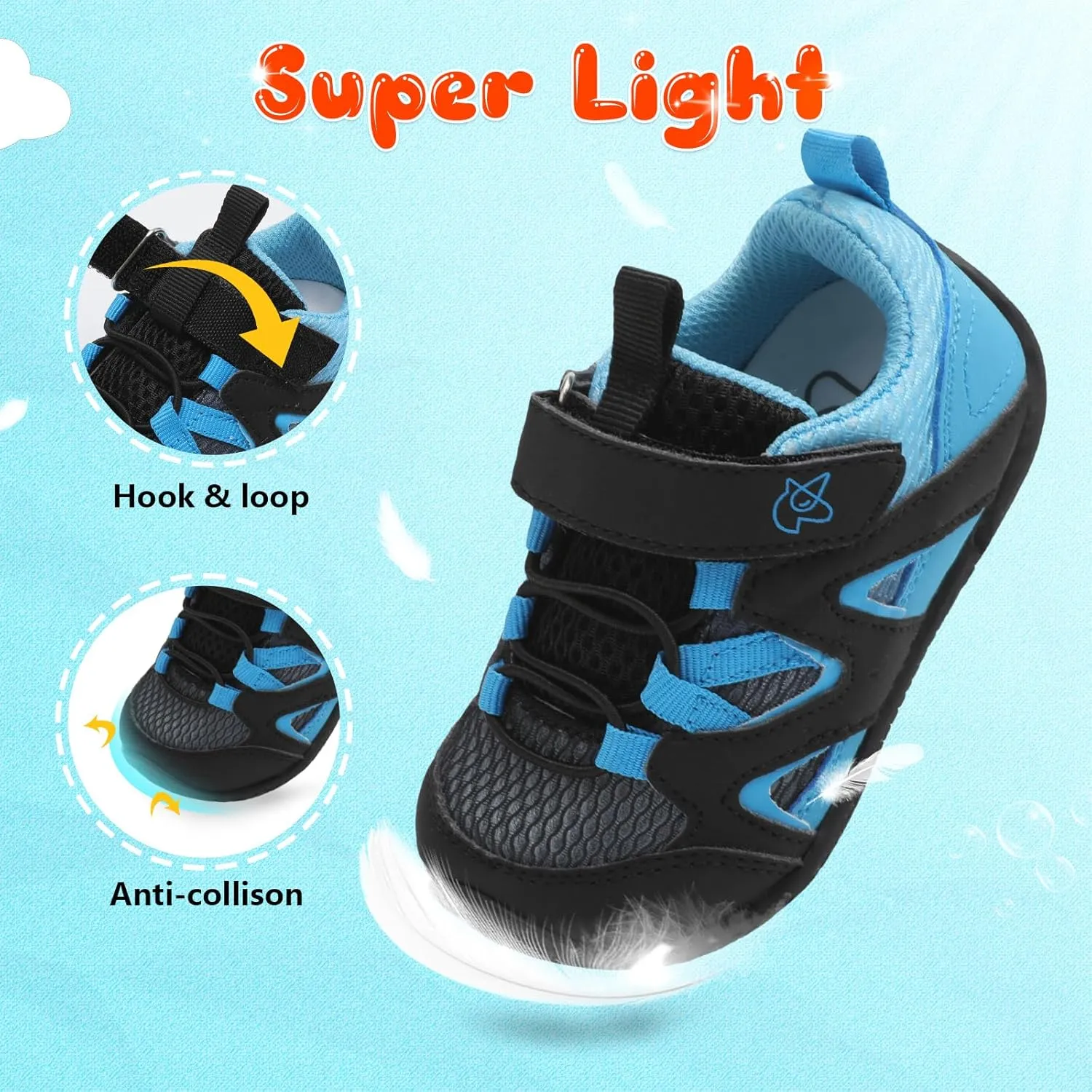 LeIsfIt Baby Shoes Boys Girls First Walking Shoes Non-Slip Toddler Breathable Sneakers Infant Sneakers