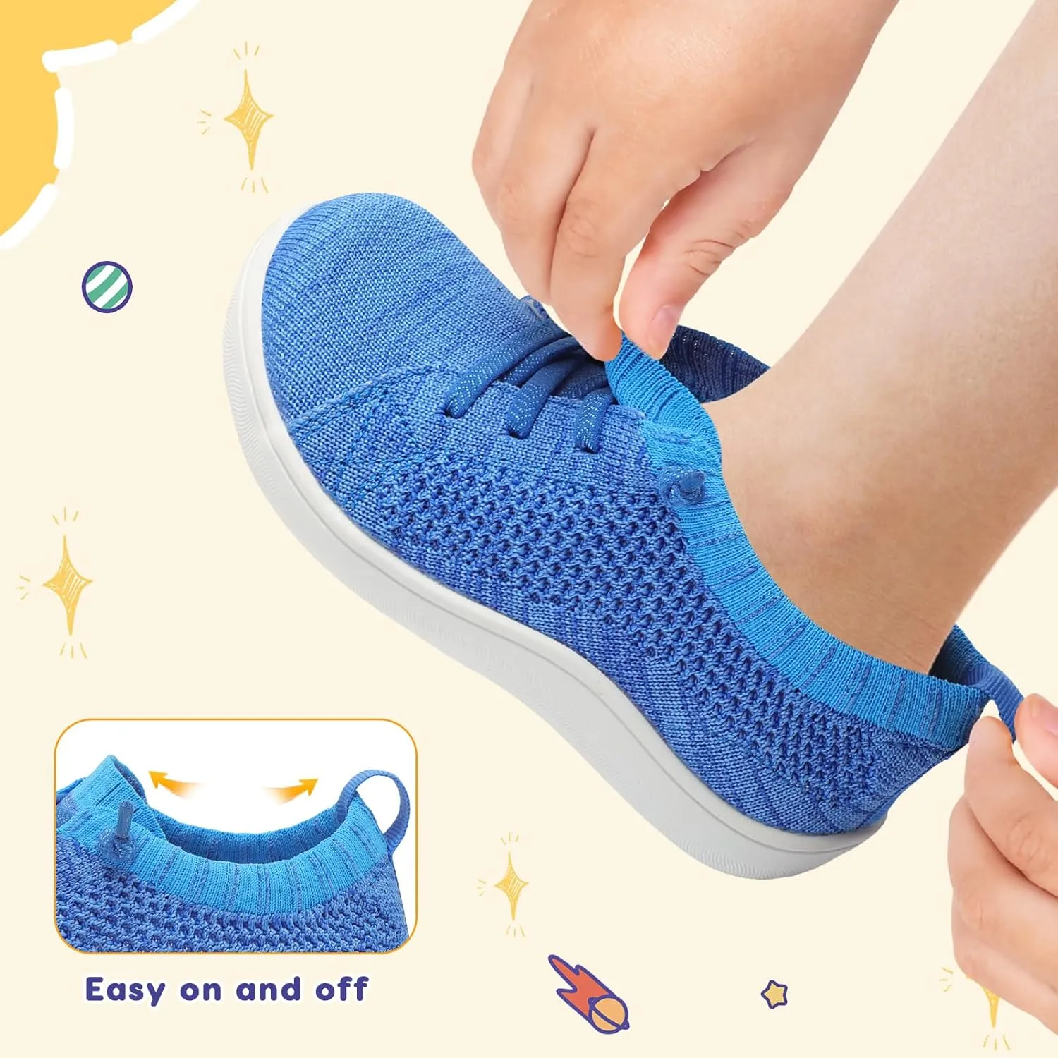 LeIsfIt Toddler Shoes Girls Boys Wide Shoes Kids Zero Drop Minimalist Sneakers Barefoot Slip on Tennis Sneakers