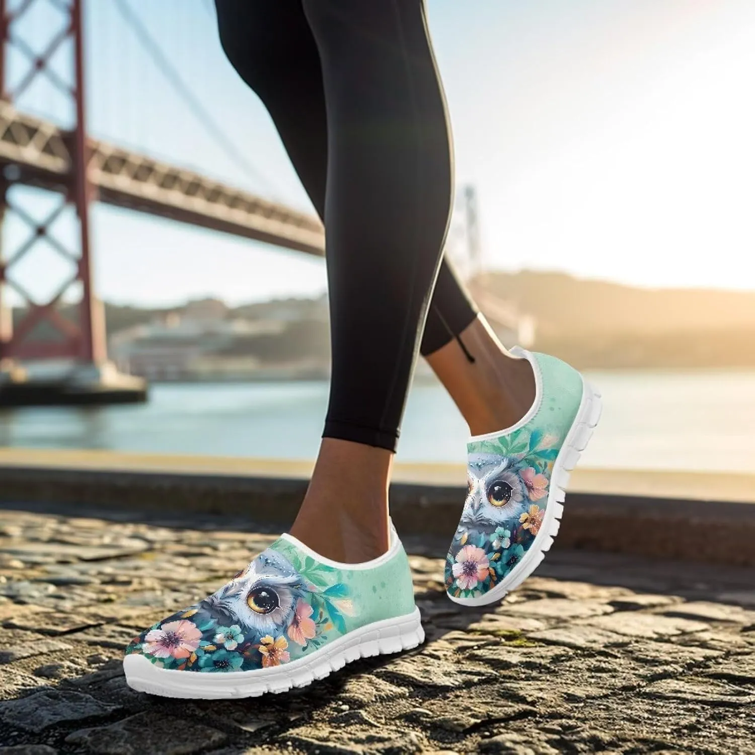 Lightweight Sneakers for Women Slip On Casual Shoes Comfortable Low Cut Loafers Non Slip Breathable Walking Running Shoes Outdoor Sport Sneakers US 5.5-11.5