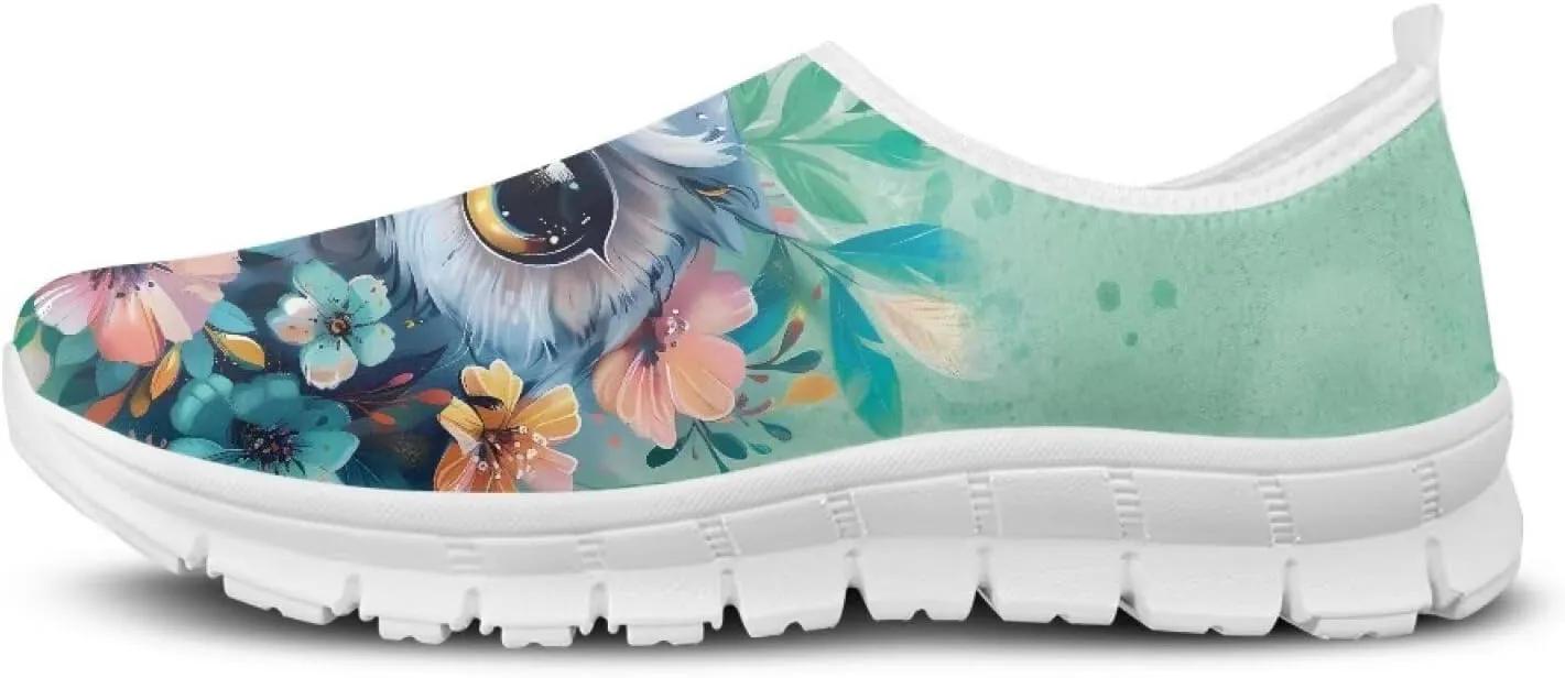 Lightweight Sneakers for Women Slip On Casual Shoes Comfortable Low Cut Loafers Non Slip Breathable Walking Running Shoes Outdoor Sport Sneakers US 5.5-11.5
