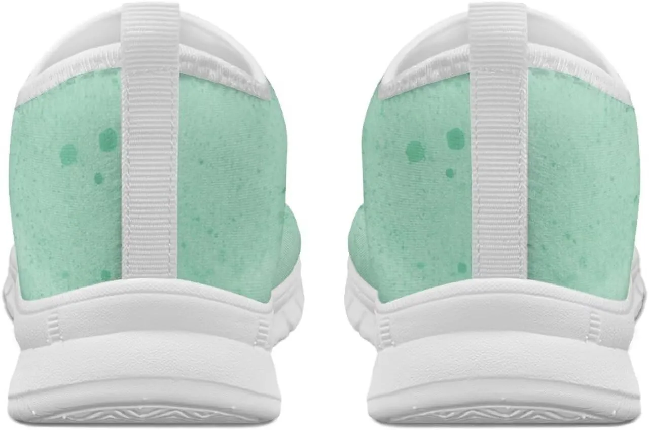 Lightweight Sneakers for Women Slip On Casual Shoes Comfortable Low Cut Loafers Non Slip Breathable Walking Running Shoes Outdoor Sport Sneakers US 5.5-11.5