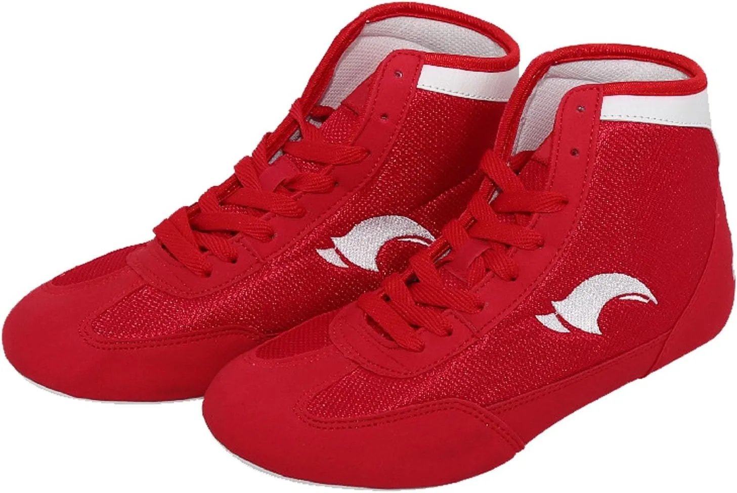 Little Kid's Wrestling Shoes Men High Top Boxing Shoes 𝐏rofessional Fitness Training Competition Long Boots