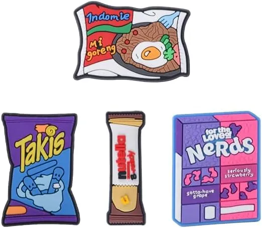 Lot of Fast Food Shoes Charms Men Women Shoe Decoration Accessories For Boys Girls Adult Party Favor