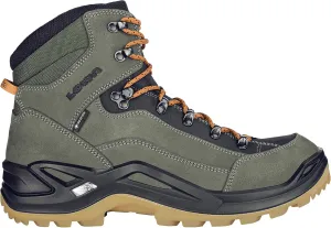 LOWA Renegade GTX Mid Ws Waterproof Hiking Boots, Forest Orange, 9.5 US