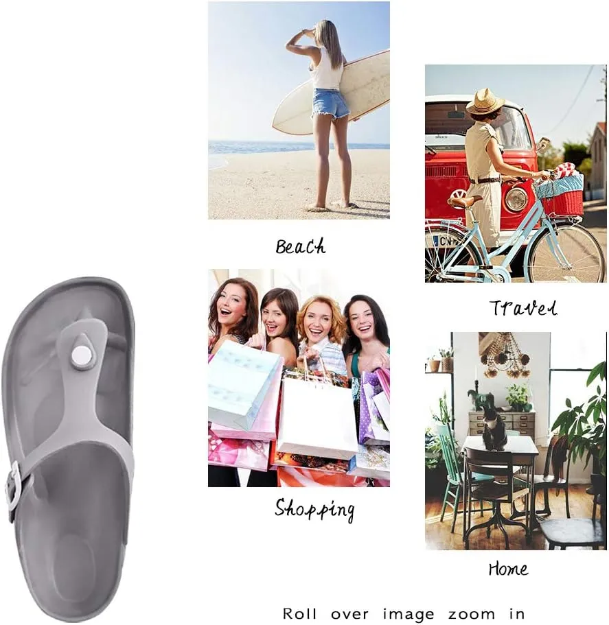 Luffymomo Comfort Footbed Eva Flip fiop Thong Sandals for Womens