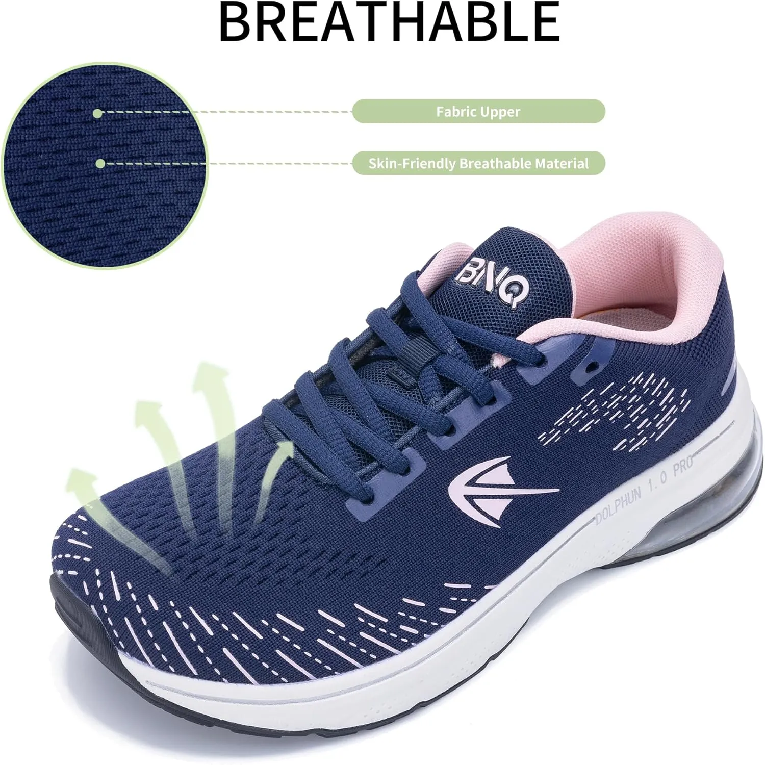 MAFEKE Womens Wide Toe Box Running Shoes Arch Support Tennis Athletic Sneakers Orthotic Walking Shoes for Plantar Fasciitis Pain Relief US 6-11