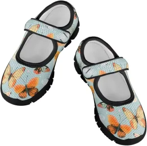 Mary Jane Shoes Girl's Non Slip Lightweight Casual Shoes Little Girl Soft Jogging Sneaker
