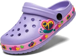 Meidiastra Kids Boys Girls Cartoon Clogs Slippers Toddler Slip On Lightweight Beach Pool Sandals