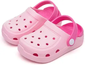 MEMON Baby Boys Girls Clogs Slippers Toddler Slip On Lightweight Sandals Shockproof Girls Summer Pool Beach Shoe