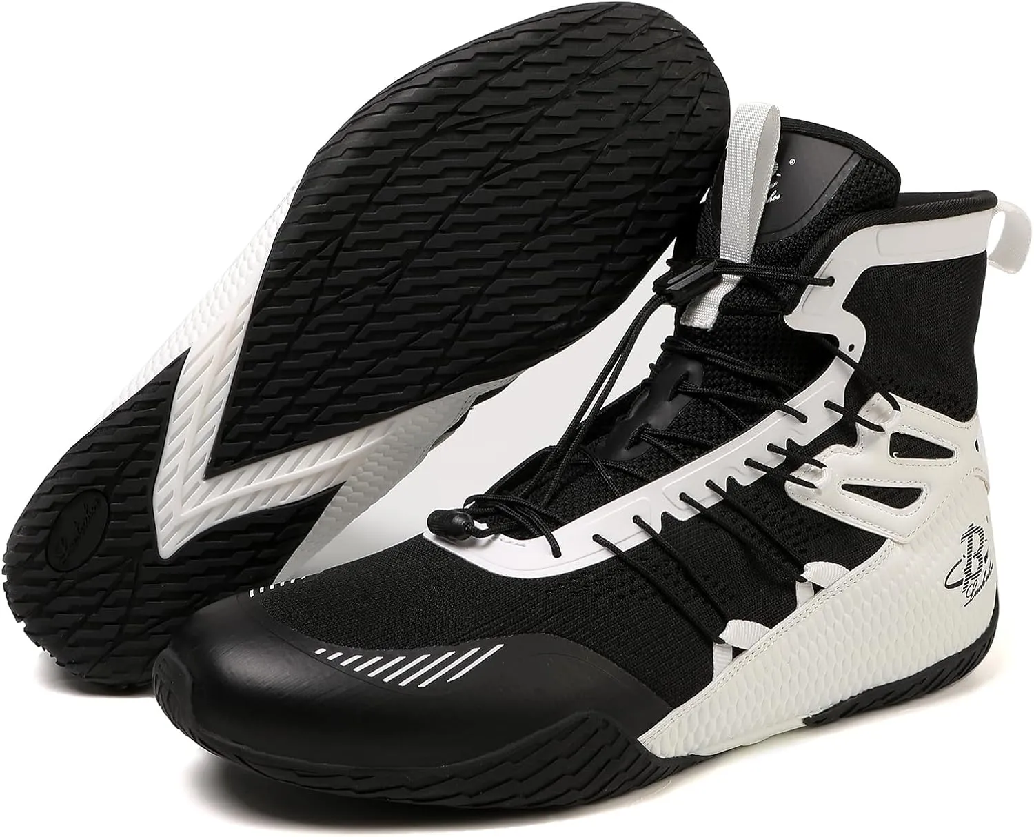 Men's Boxing Shoes Wrestling Shoes High Top Fitness Sneakers Fighting Shoes LS508