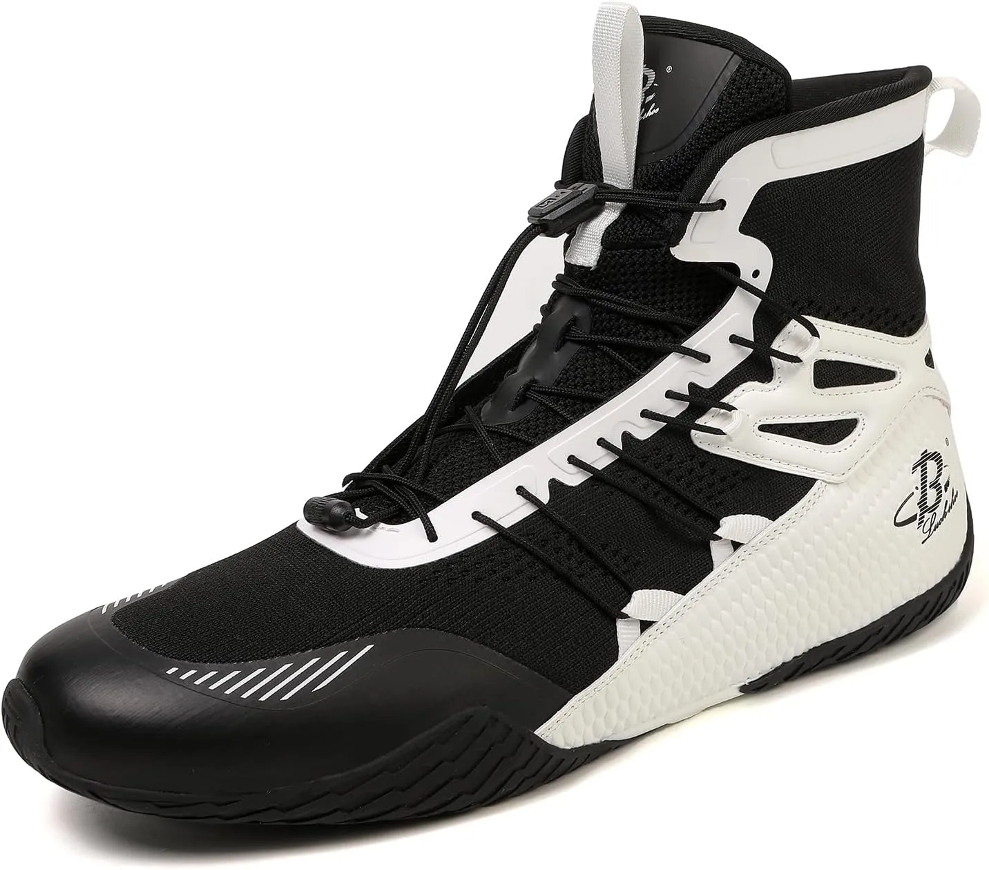 Men's Boxing Shoes Wrestling Shoes High Top Fitness Sneakers Fighting Shoes LS508