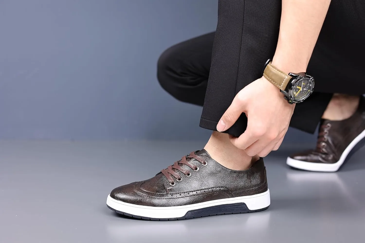 Mens Casual Shoes Comfortable Fashion Dress Sneakers