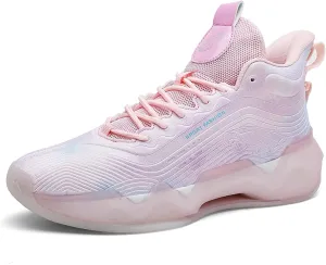 Men's Fashion Breathable Basketball Shoes Lightweight Anti-Slip Sneakers Wear-Resistant Rebound Running Shoes Personalized Casual Sports Basketball Women's Shoes
