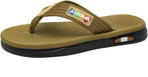 Mens Flip Flops Comfort Beach Thong Sandals Casual Lightweight Waterproof Quick-dry Summer Open Toe Sandals Indoor and Outdoor