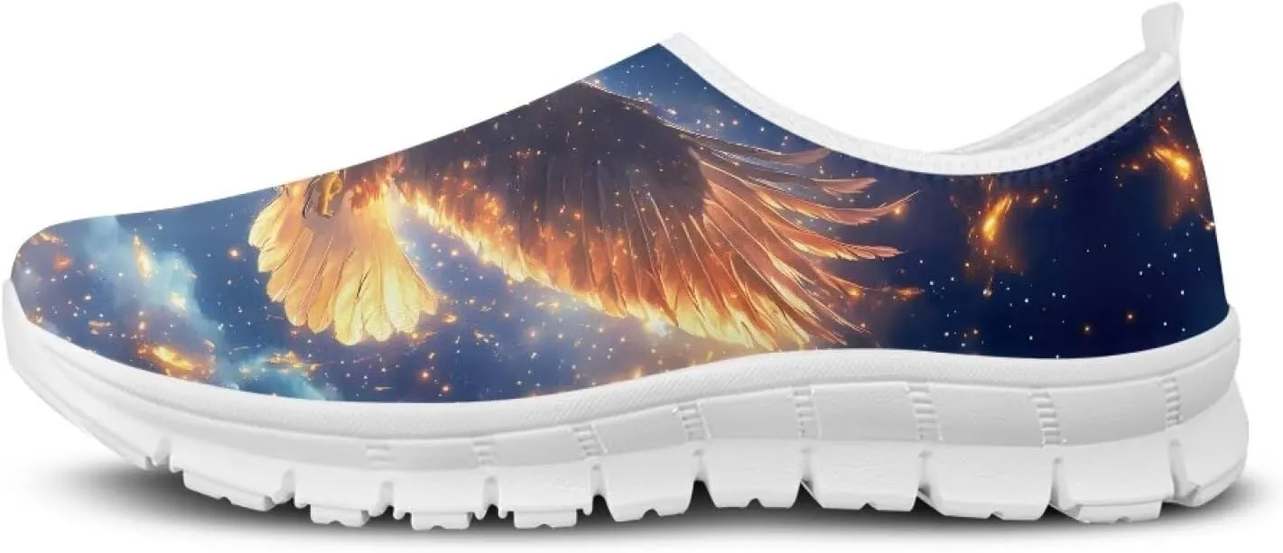 Men's Hands Free Slip-in Sneakers Soft Casual Loafers Walking Shoes Non Slip Outdoor Travel Sports Shoes White Sole Size 5-14