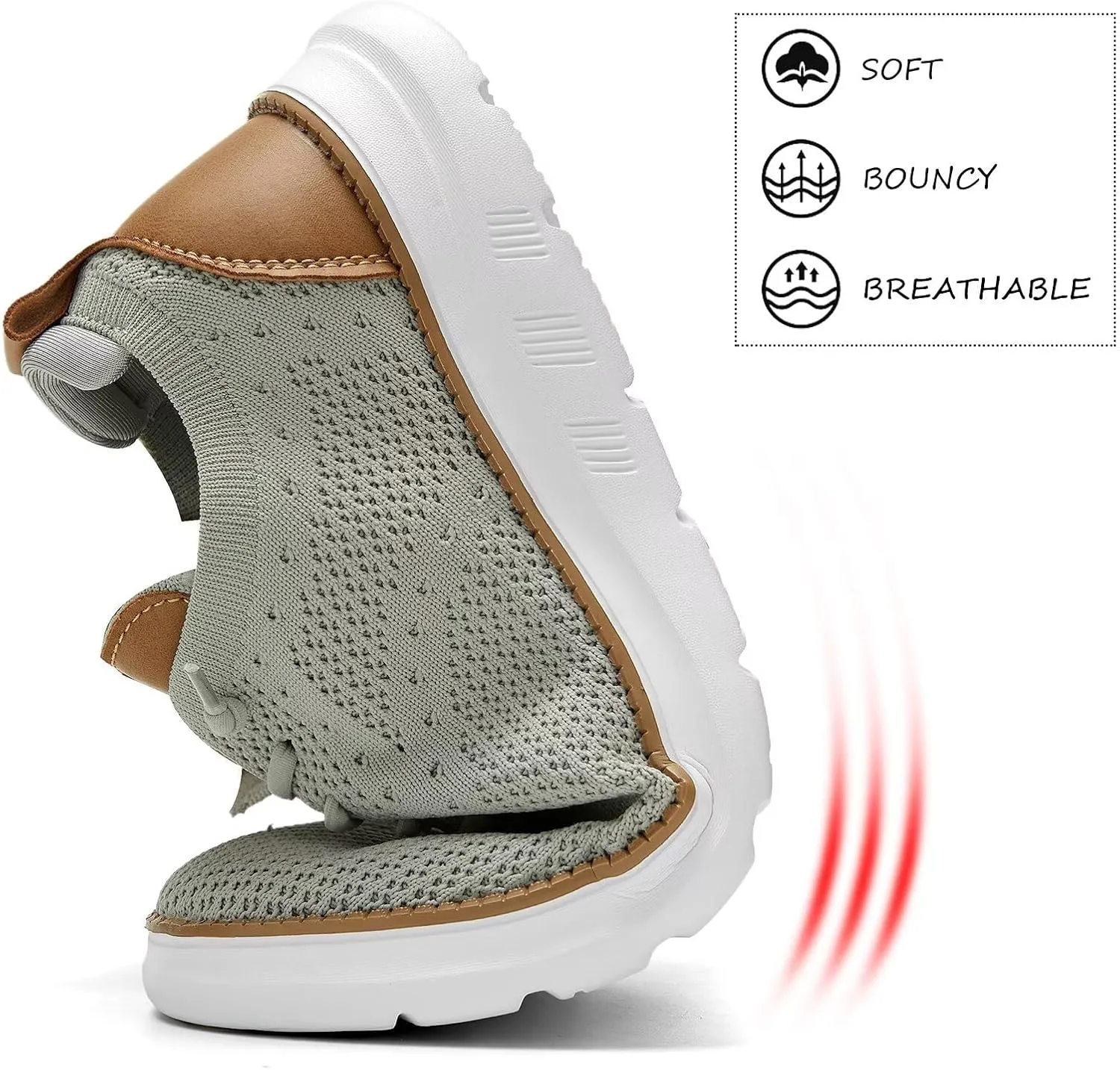 Men's Mesh Sneakers Oxfords Lace-Up Lightweight Casual Walking Shoes Driving Shoes
