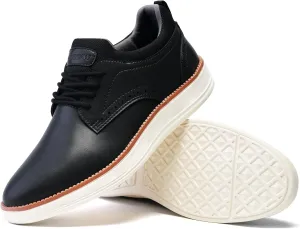 Mens Oxfords Shoes, Slip On Classic Fashion Casual Dress Business Shoes Lightweight Comfortable Walking Running Sneakers for Men Black