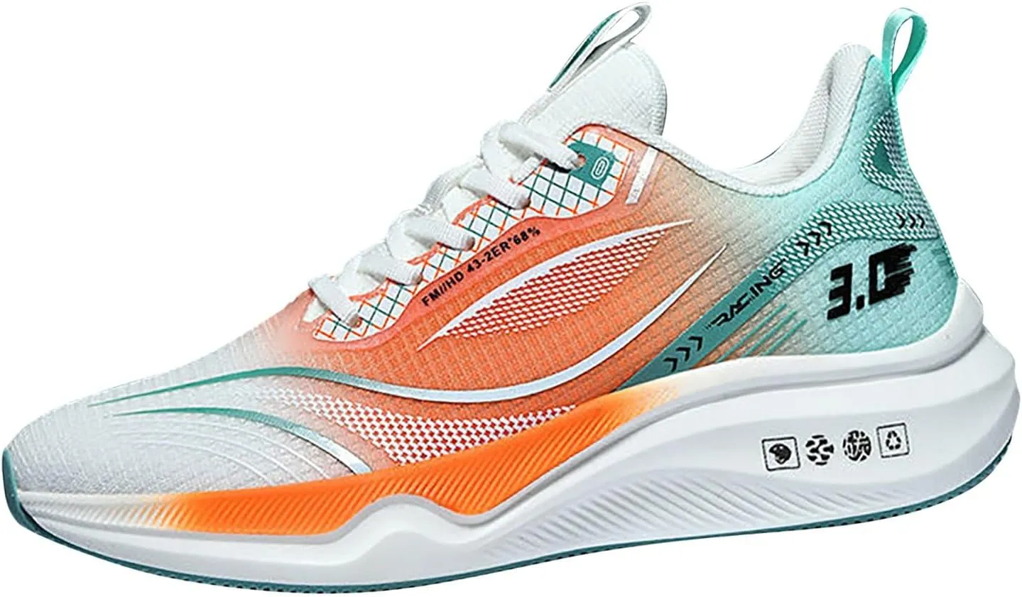 Men's Road-Running-Shoes Walking Fashion Athletic Sneakers Mesh Working Gym Comfort Lightweight Soft Sole Shoes
