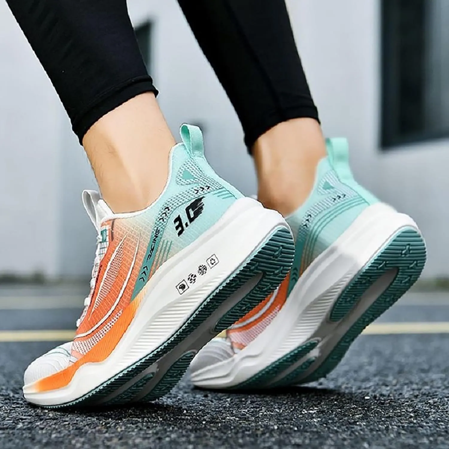 Men's Road-Running-Shoes Walking Fashion Athletic Sneakers Mesh Working Gym Comfort Lightweight Soft Sole Shoes