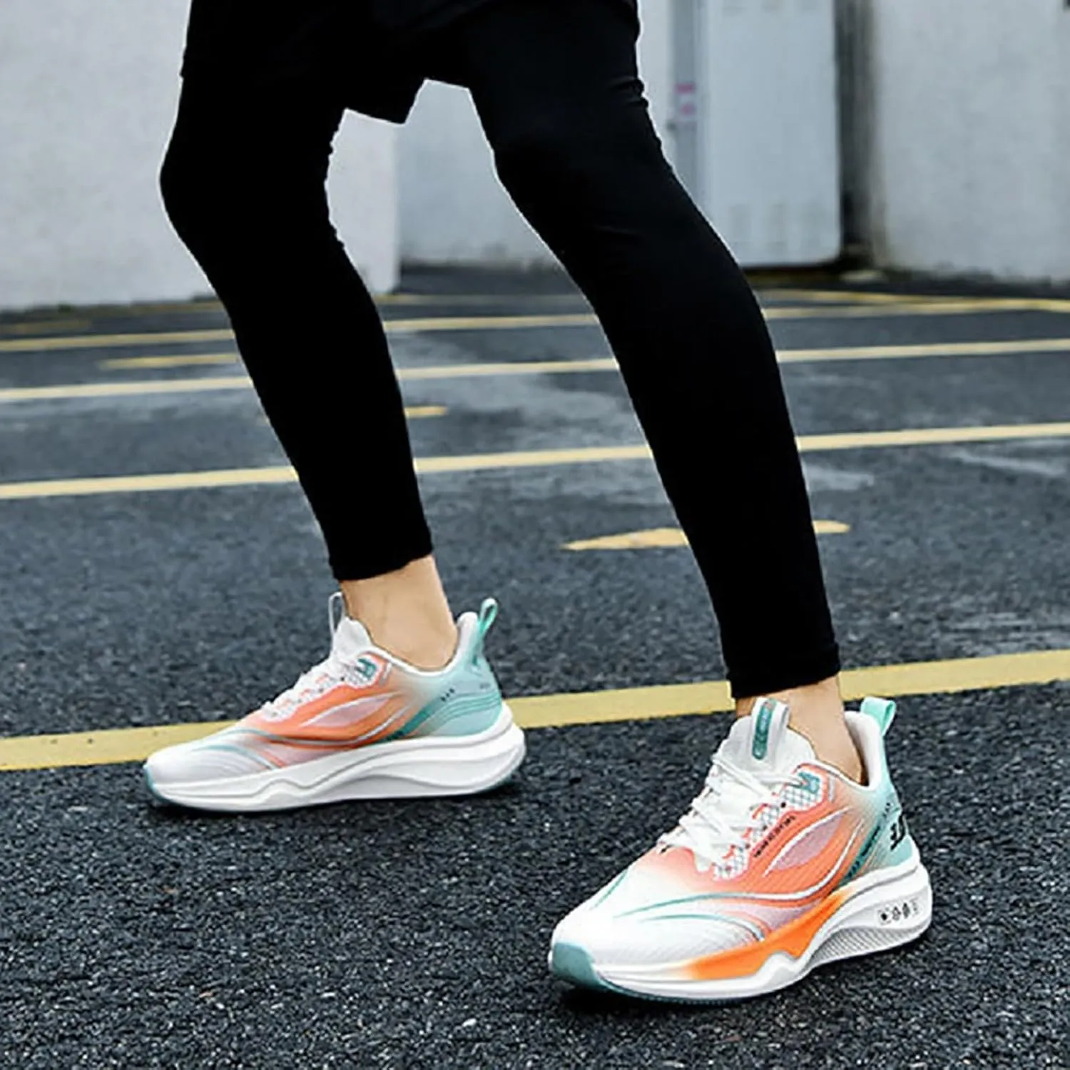 Men's Road-Running-Shoes Walking Fashion Athletic Sneakers Mesh Working Gym Comfort Lightweight Soft Sole Shoes