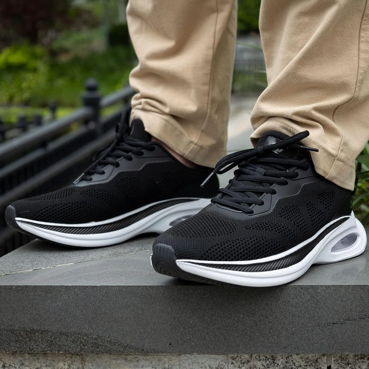 Mens Running Shoes Athletic Tennis Sneakers Non Slip Breathable Summer Gym Air Trail Walking Shoes for Men Size US 7-13