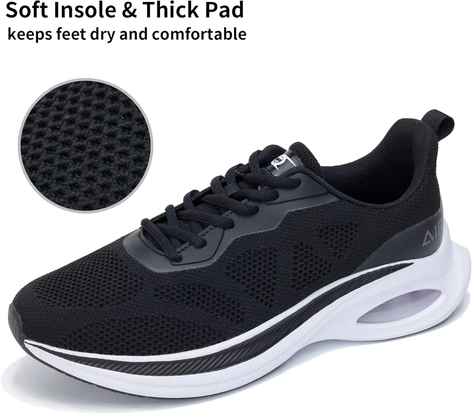 Mens Running Shoes Athletic Tennis Sneakers Non Slip Breathable Summer Gym Air Trail Walking Shoes for Men Size US 7-13