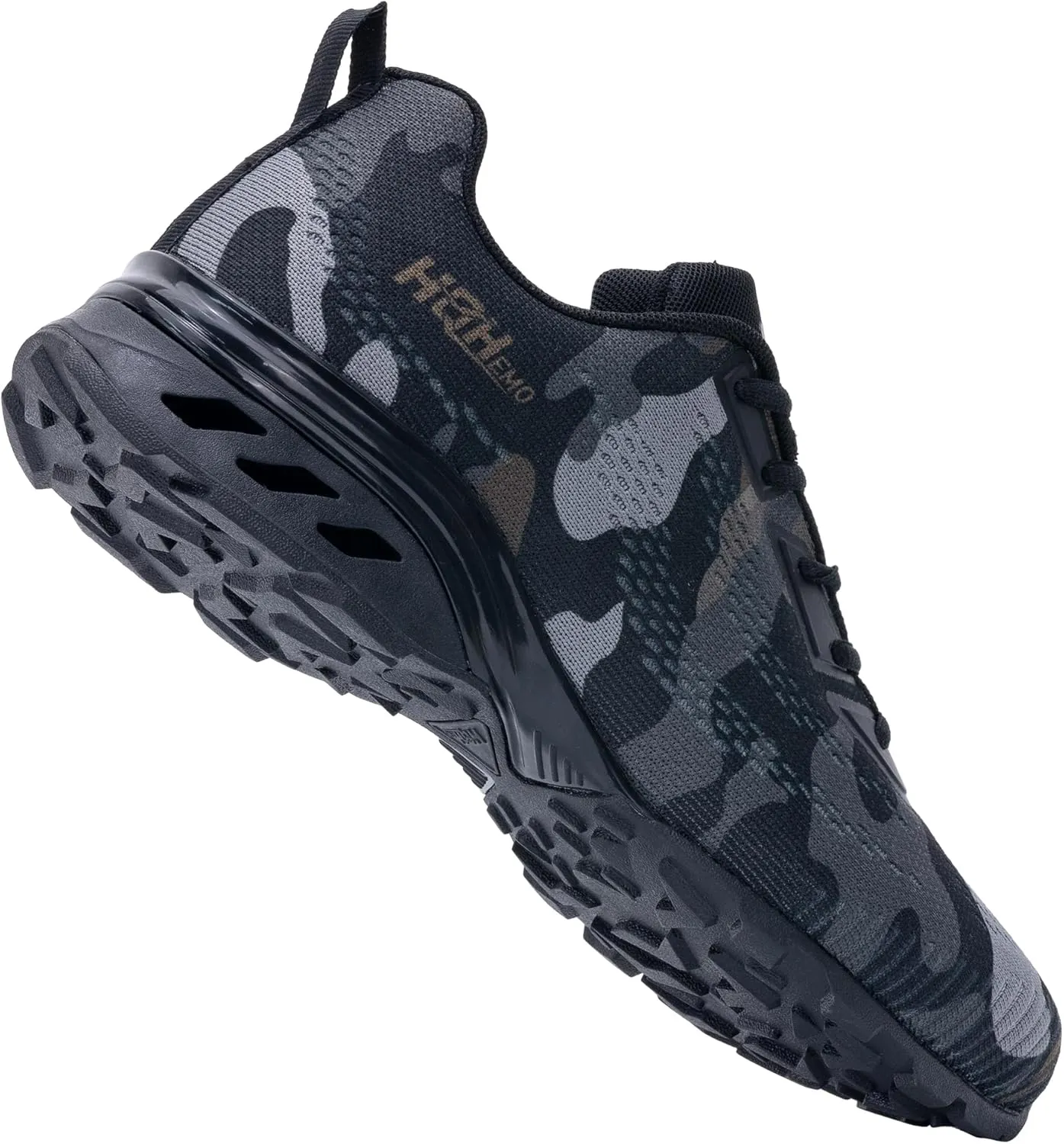 Mens Running Shoes|Atheletic Outdoor Shoes|Camouflage Hiking Shoes with Casual Sole|Fashion Sneakers for Men