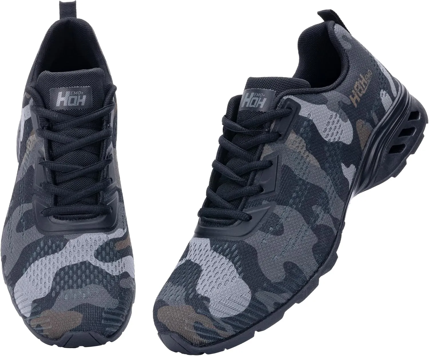 Mens Running Shoes|Atheletic Outdoor Shoes|Camouflage Hiking Shoes with Casual Sole|Fashion Sneakers for Men